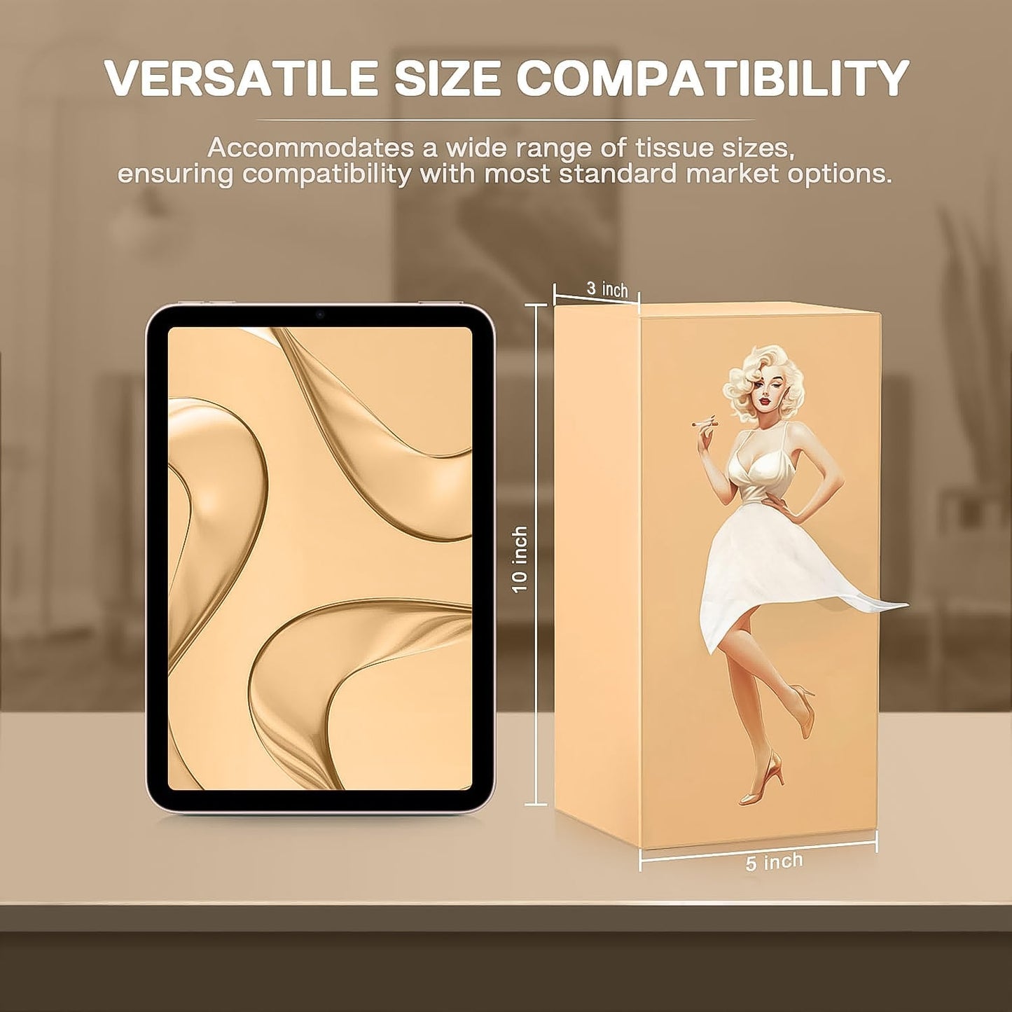 Plastic Creative Tissue Dispenser Box