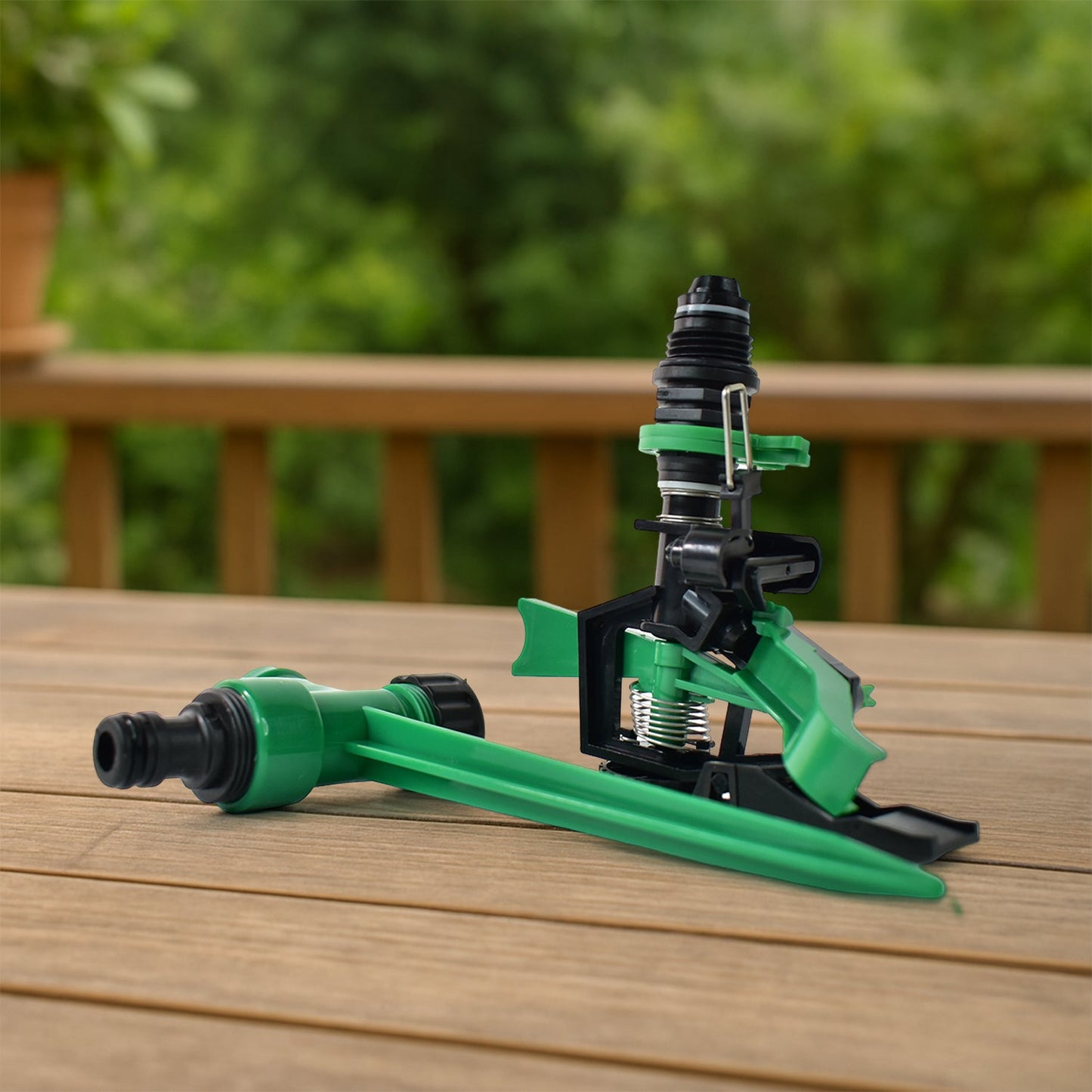 360-Degree Rotating Garden Impact Sprinkler