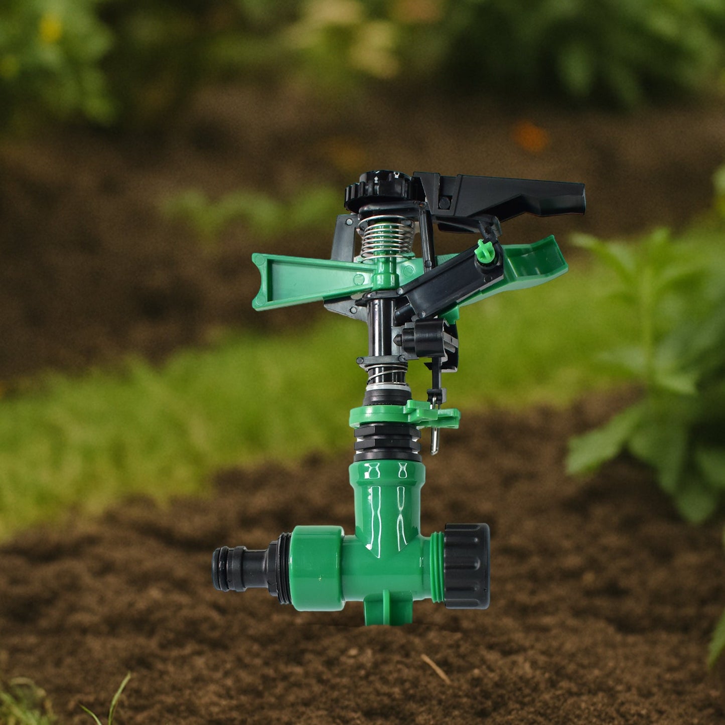 360-Degree Rotating Garden Impact Sprinkler