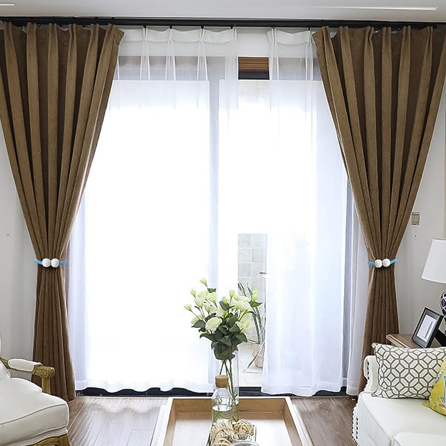 Polyester And Magnet Curtain