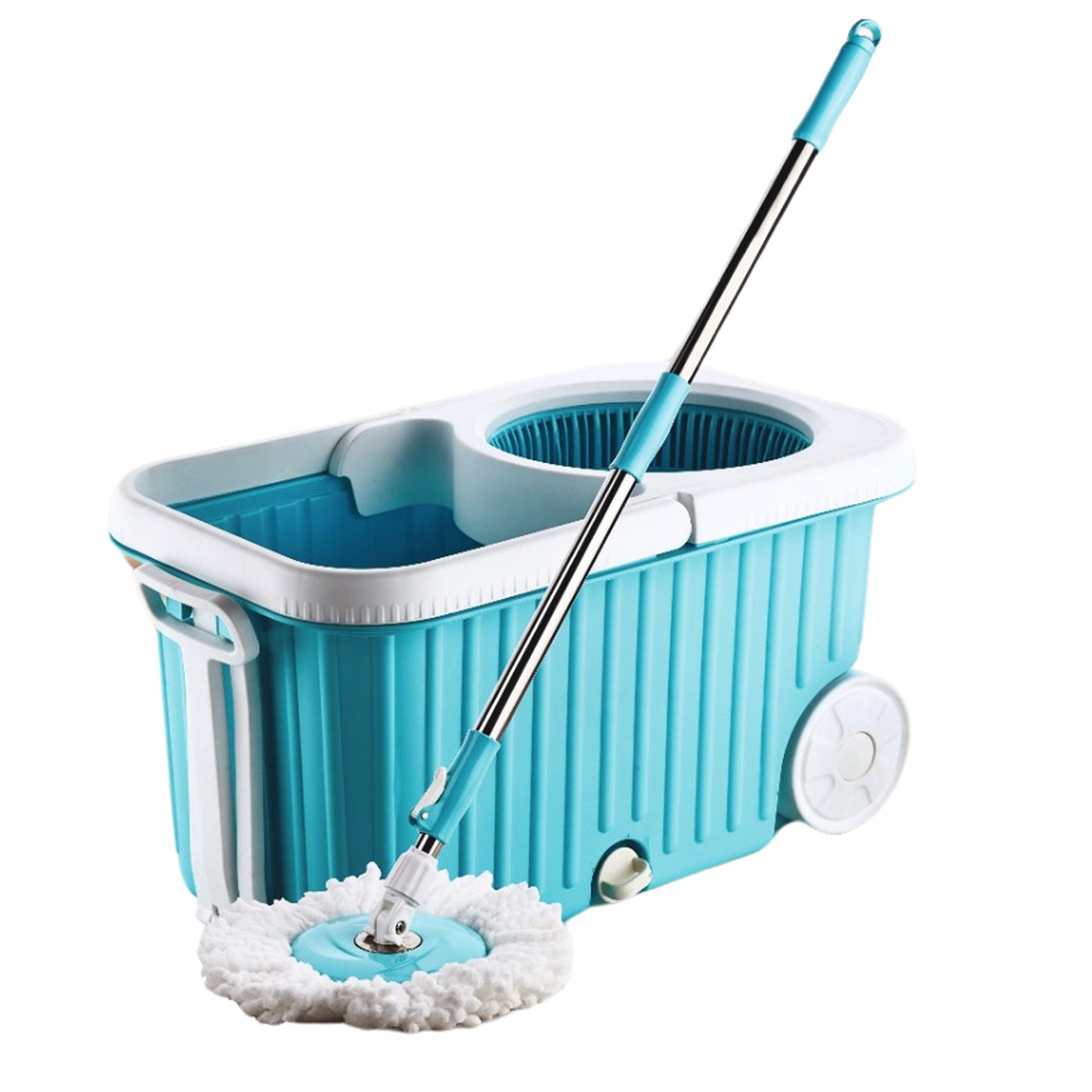 360 Spin Mop Cleaning System With Stainless Steel Spinner