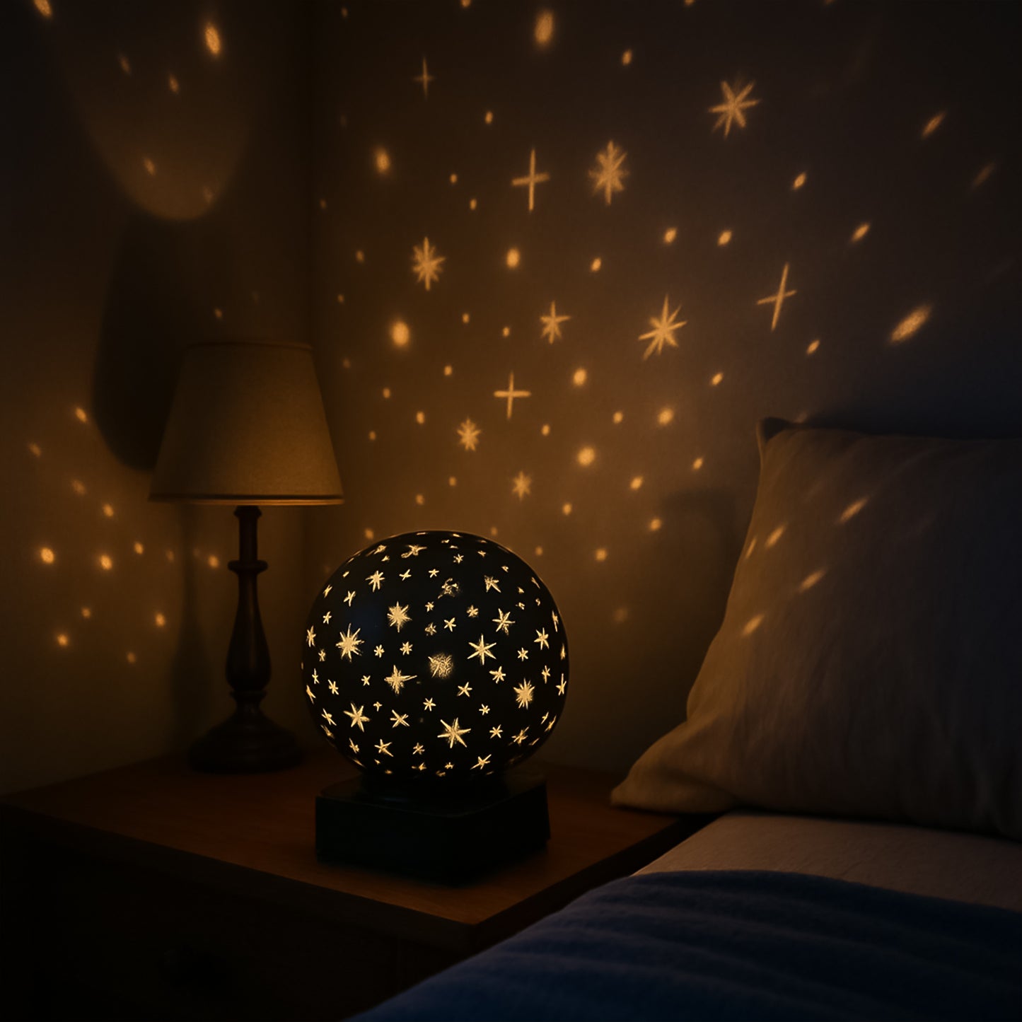 Starry Sky Projector Night Lamp