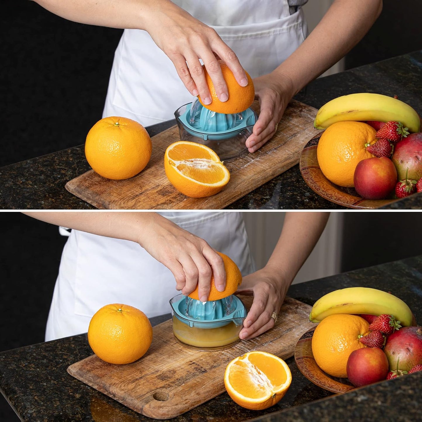 Manual Citrus Juicer with Measuring Cup