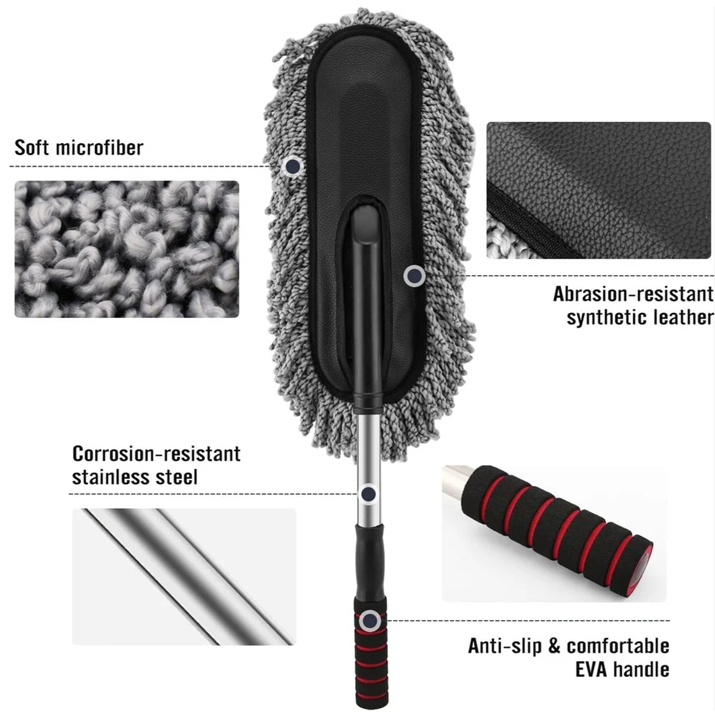 Car Dust Brush Gentle And Efficient Cleaning Tool