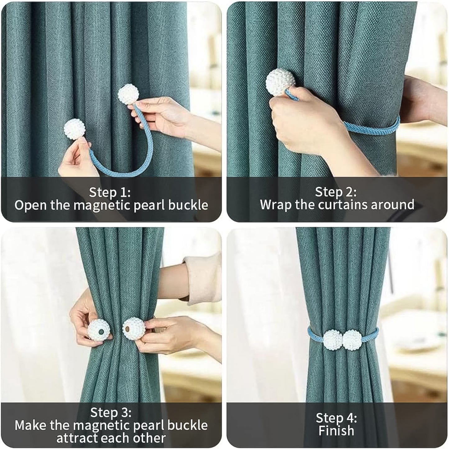 Polyester And Magnet Curtain