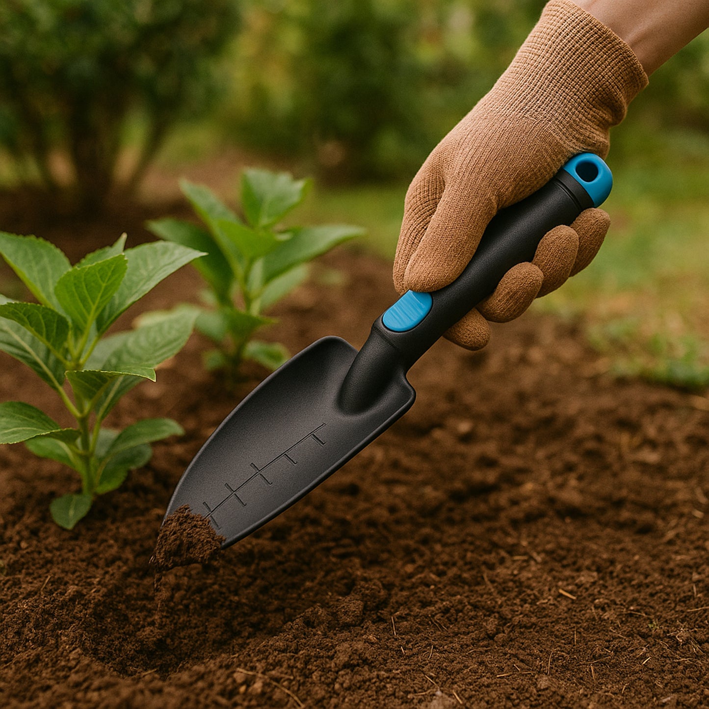 Heavy Duty Garden Hand Trowel With Measurement Marks