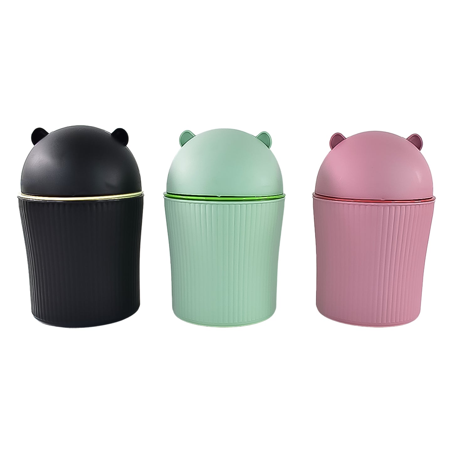 Mini Tabletop Dustbin – 1200ml (Mix Color)