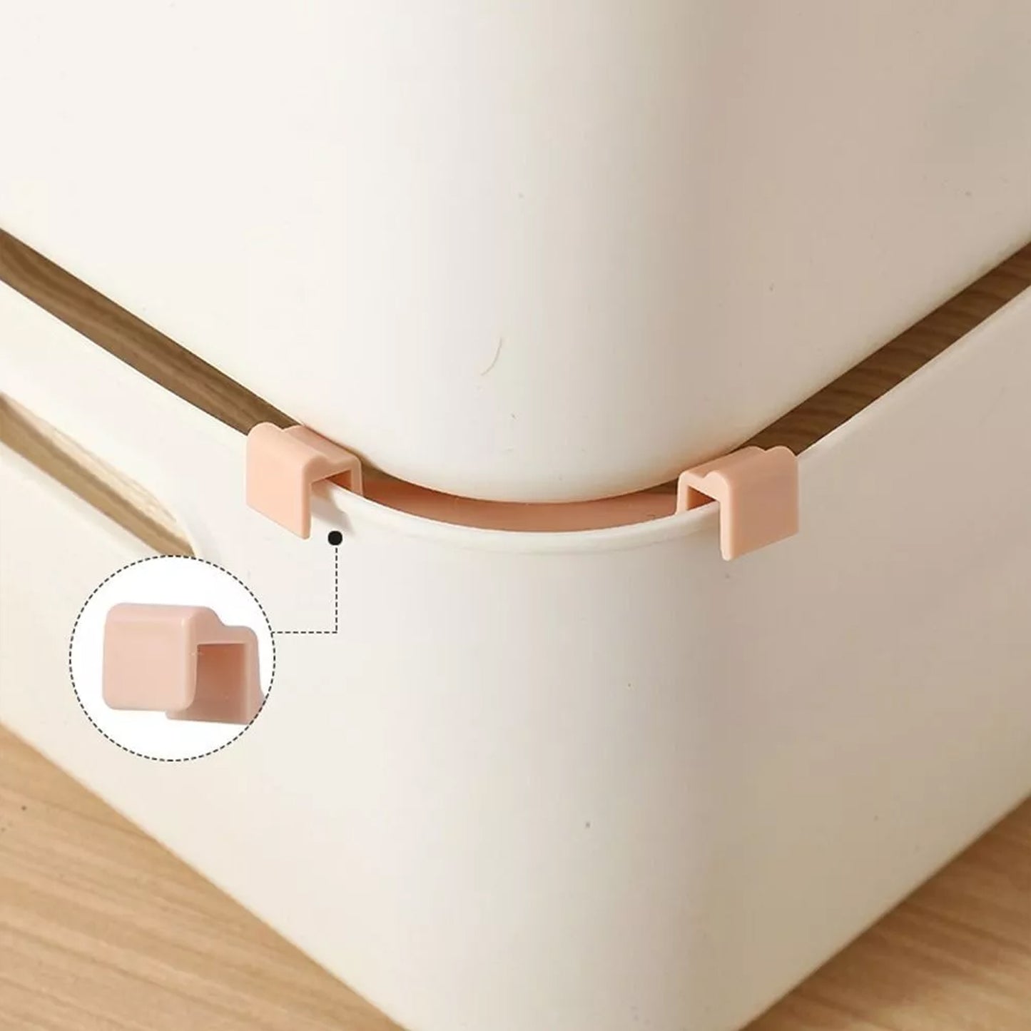 Stackable Wardrobe Organizer Clips (8-Piece Set)