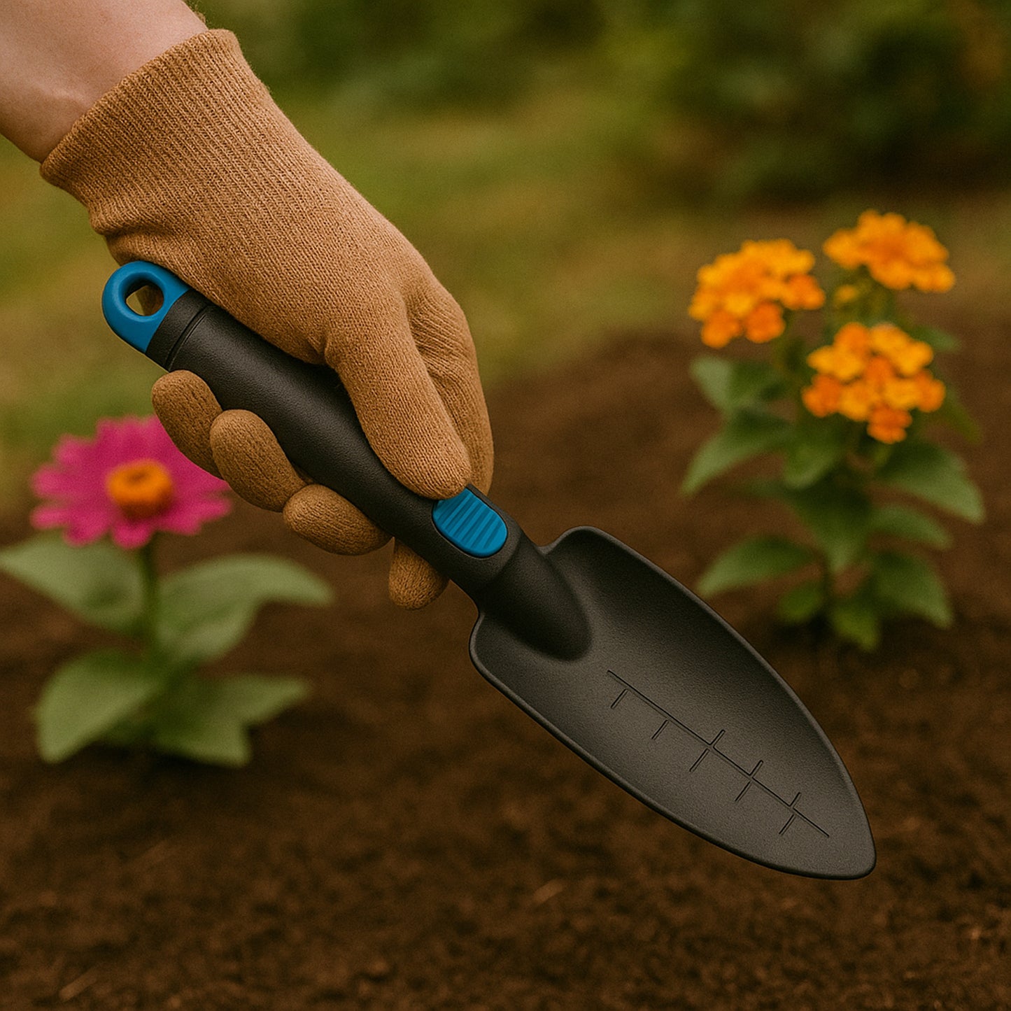 Heavy Duty Garden Hand Trowel With Measurement Marks