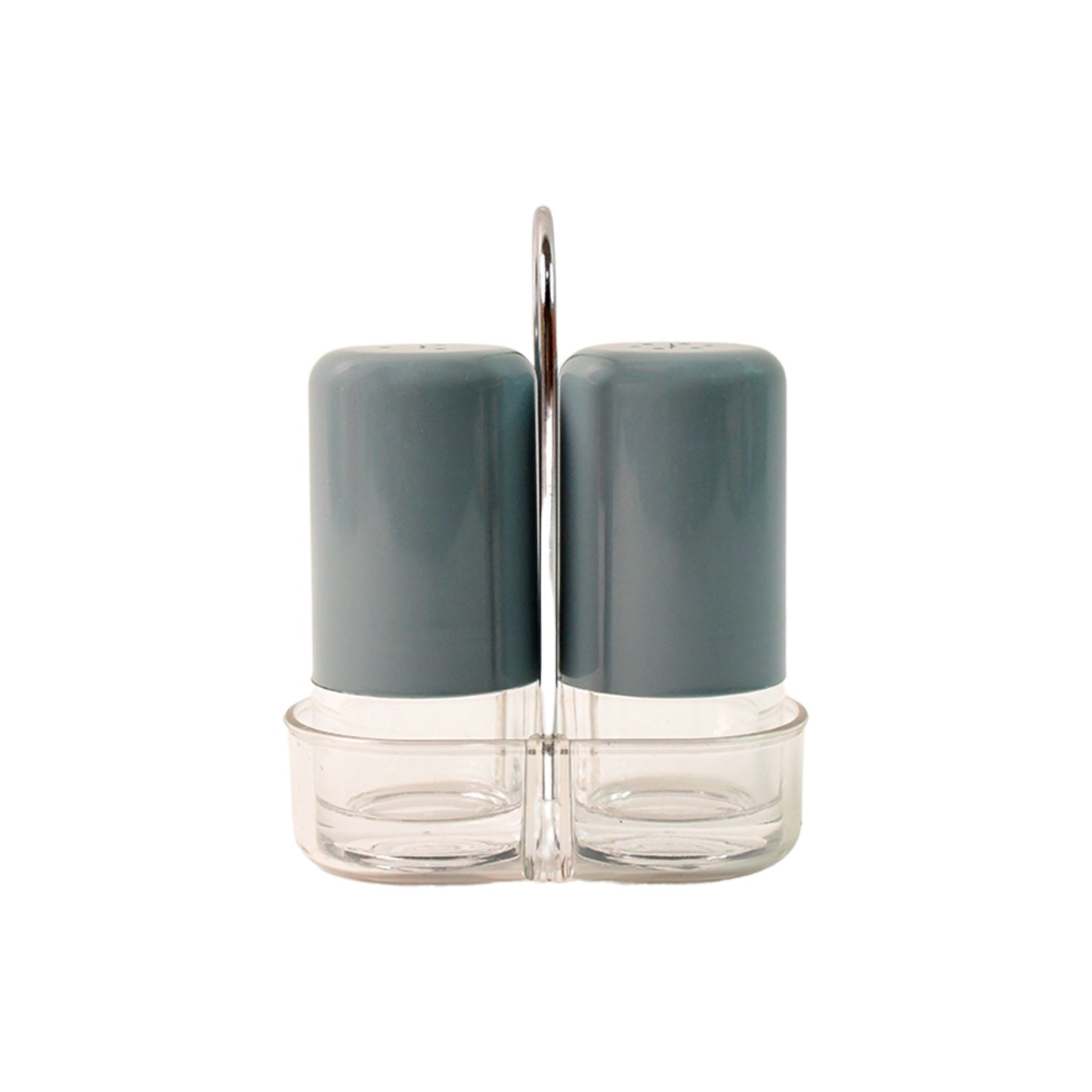 Salt Pepper Dispenser Set 2 pcs Acrylic Seasoning Shaker