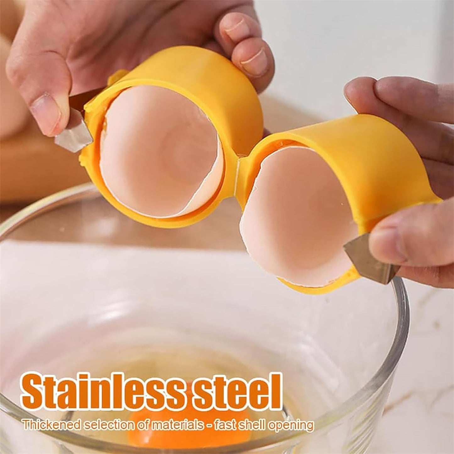 Egg Shell Cracker Tool For Raw Eggs (1 Pc)