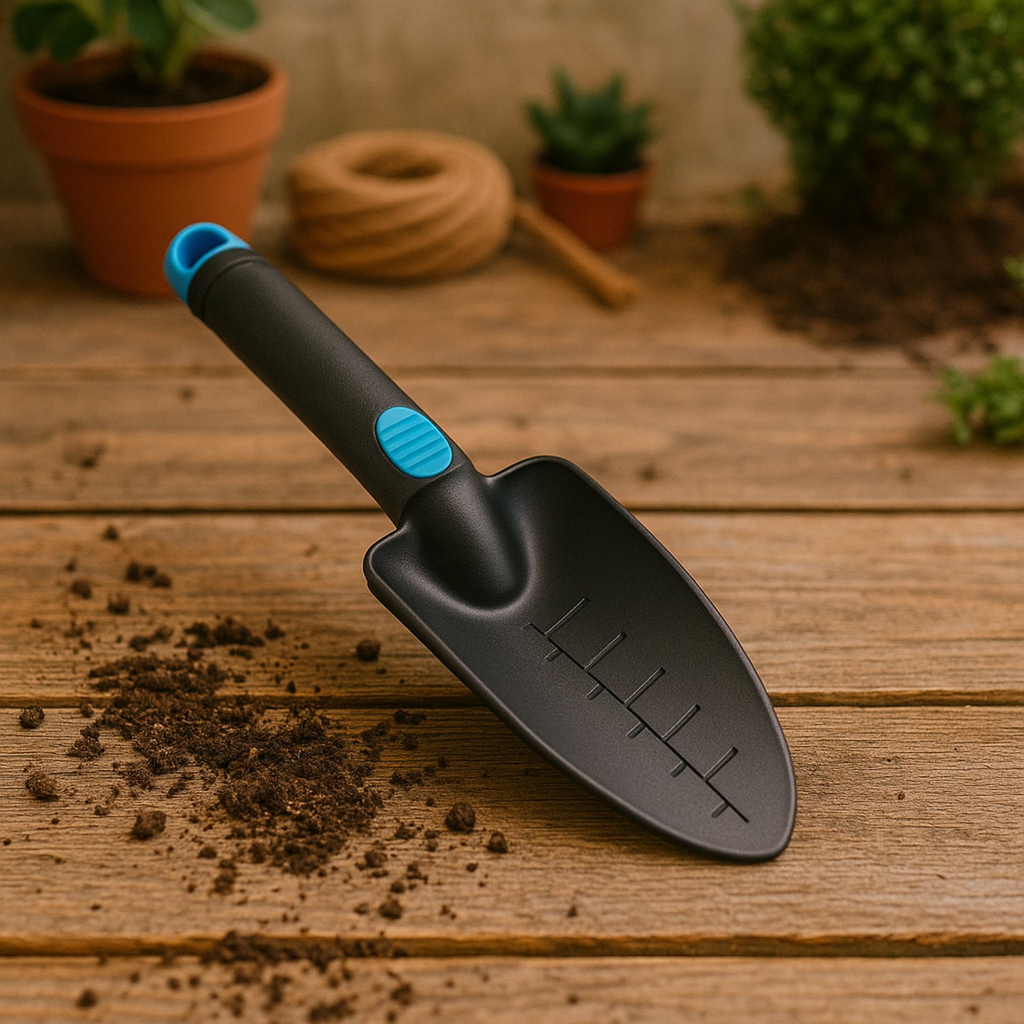 Heavy Duty Garden Hand Trowel With Measurement Marks