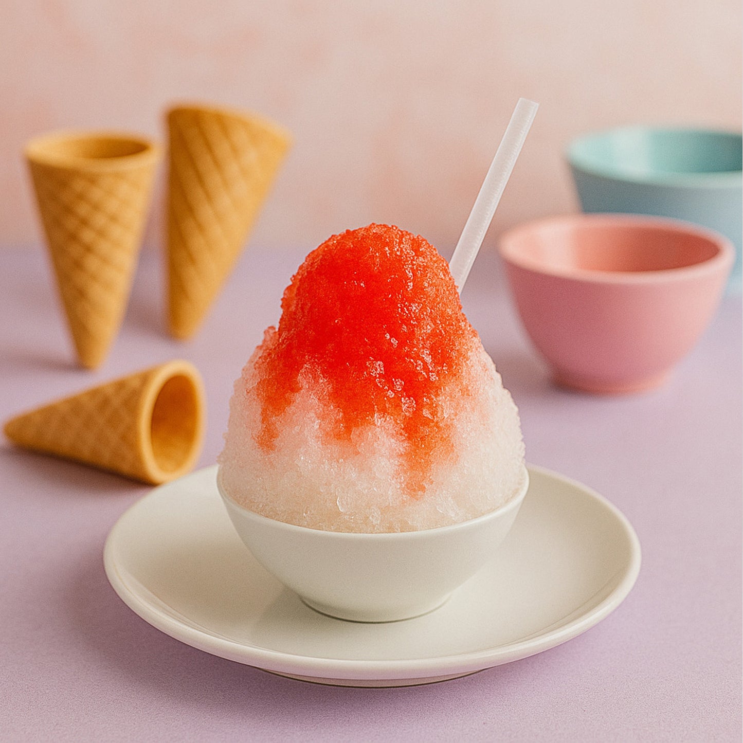 Manual Ice Crusher and Snow Cone Maker with Crank