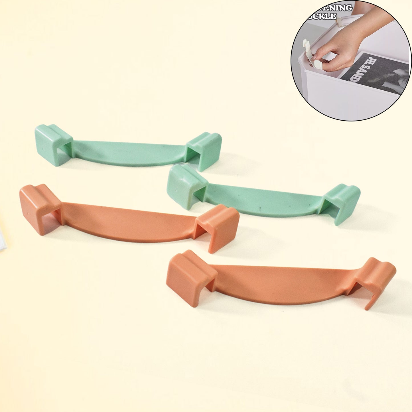 Stackable Wardrobe Organizer Clips (8-Piece Set)
