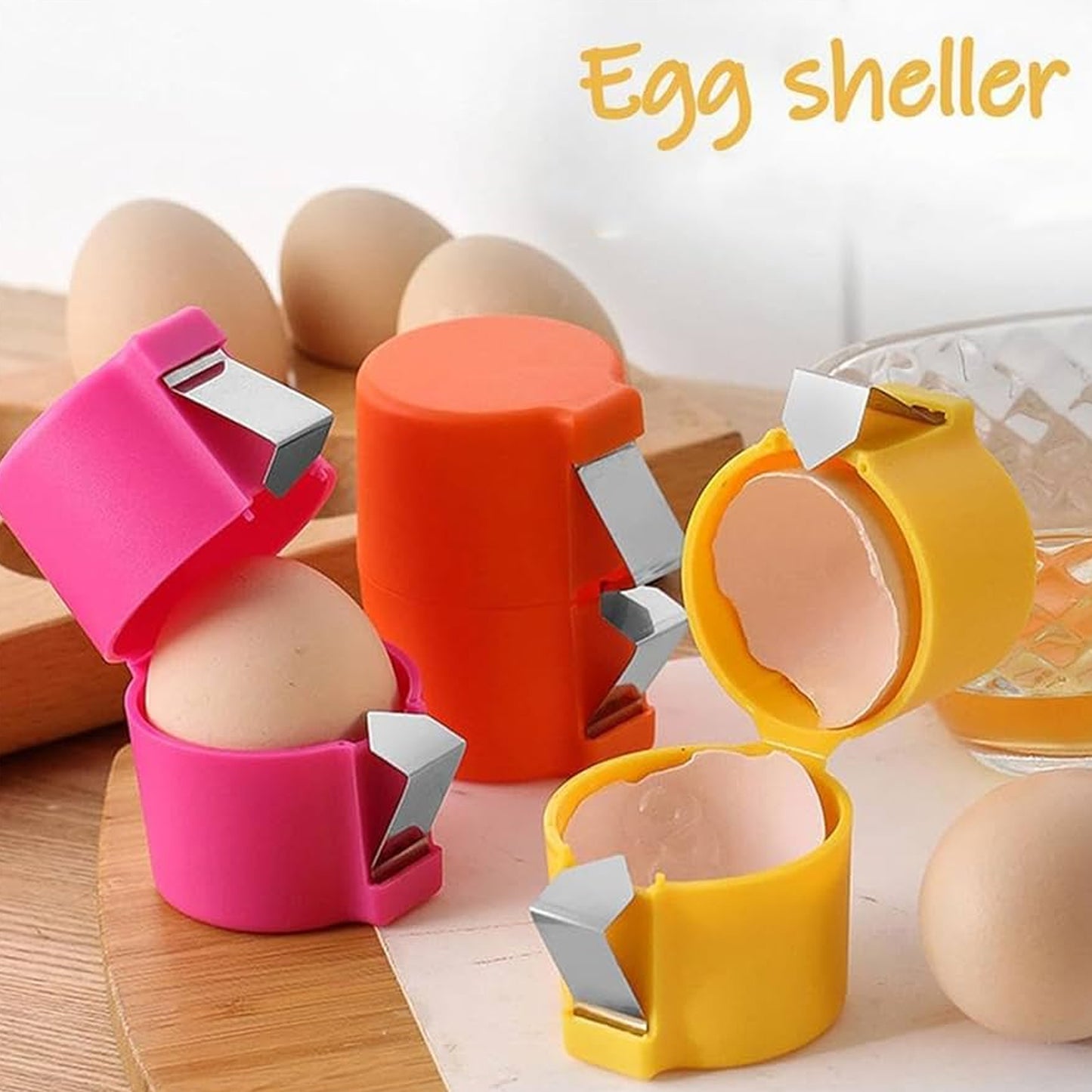 Egg Shell Cracker Tool For Raw Eggs (1 Pc)
