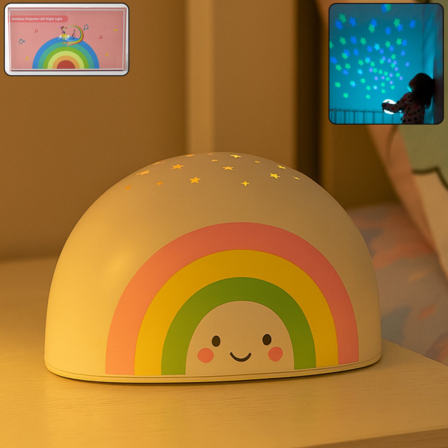 Rainbow Projector Led Night Light