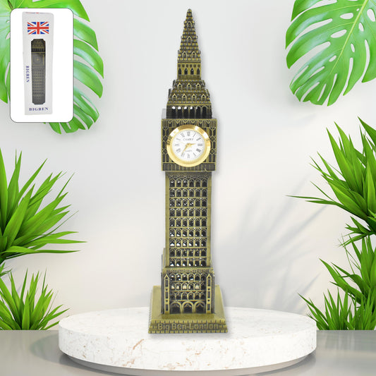 Big Ben London Clock Tower Miniature Metal Statue