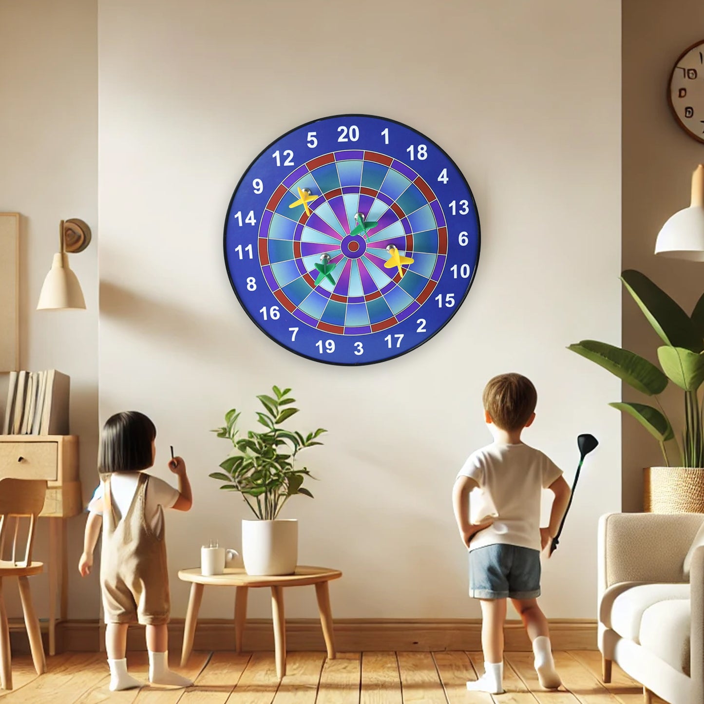 Magnetic Dartboard Game