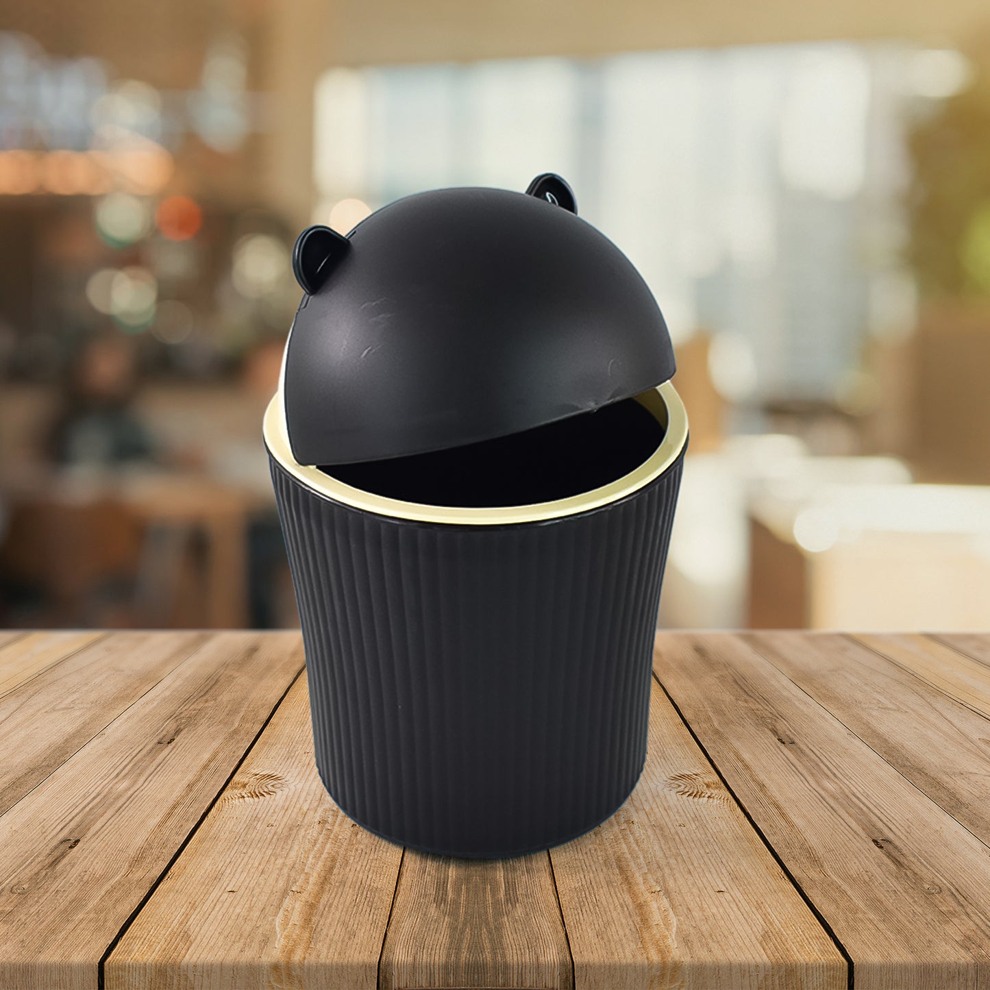 Mini Tabletop Dustbin – 1200ml (Mix Color)