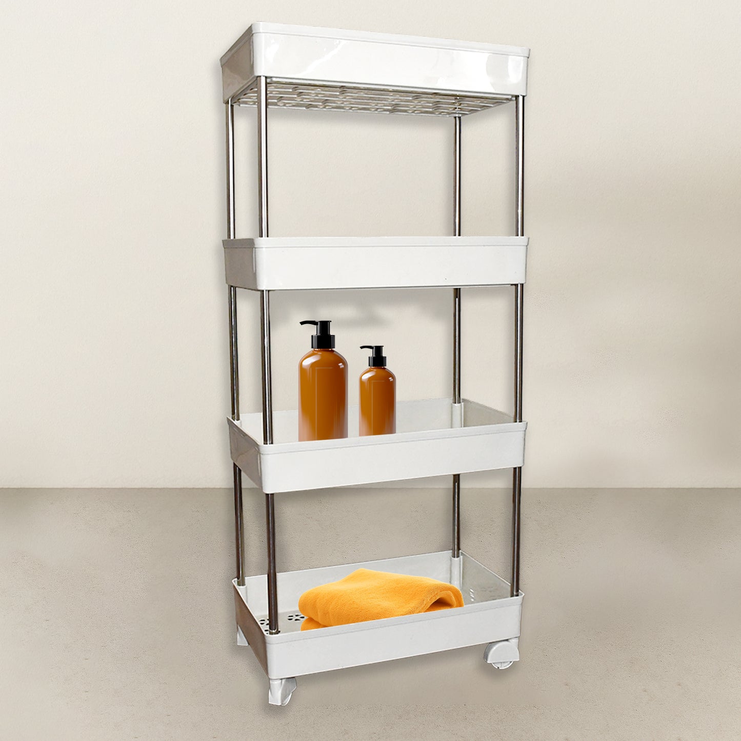 4-Layer Kitchen Rack for Multipurpose Storage