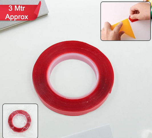 Heavy Duty Transparent Acrylic Foam Mounting Tape (3 Mtr Approx)