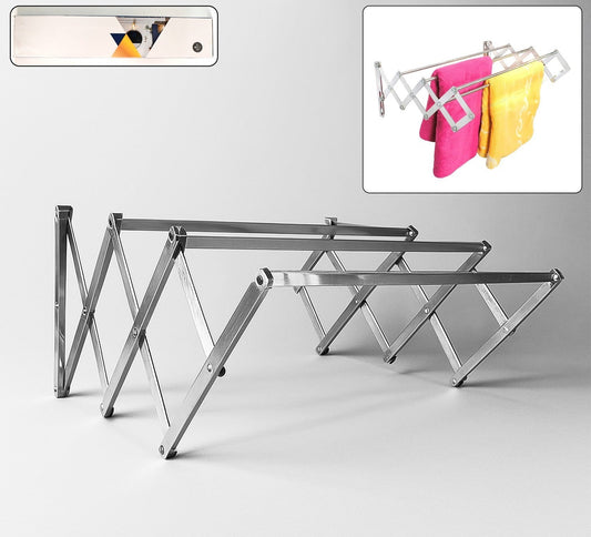 Stainless Steel Wall-Mounted Folding Drying Rack