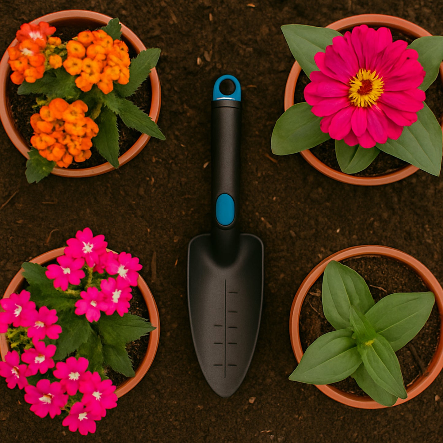 Heavy Duty Garden Hand Trowel With Measurement Marks
