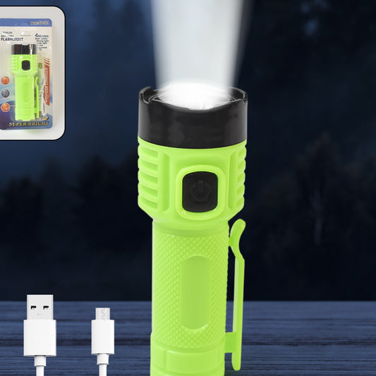 4 Modes Super Bright Fast Charging Flashlight  Torch