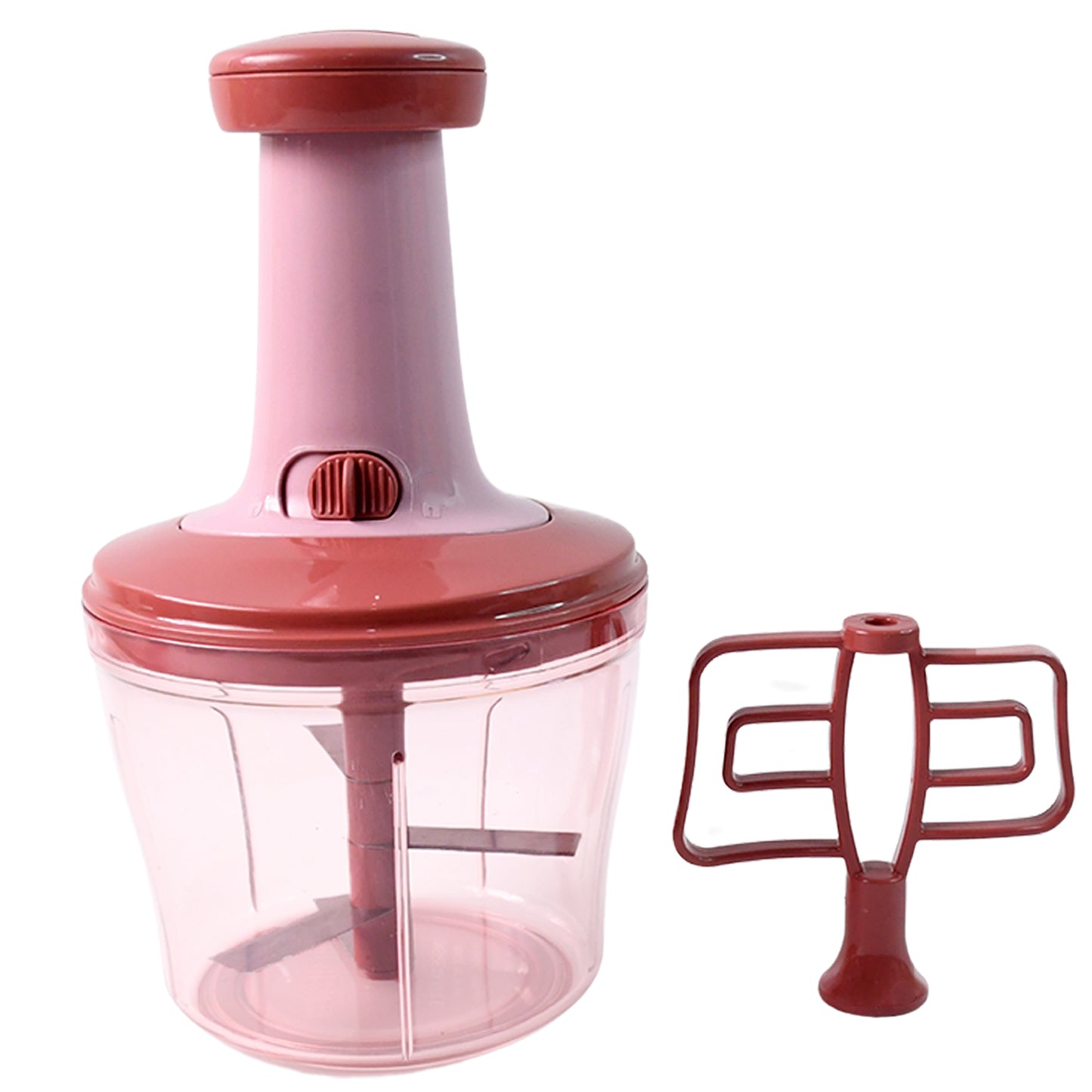 Push Chopper With Stainless Steel Blades (1000ml)