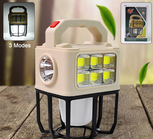 Solar Portable Camping Lantern 3 Light Modes