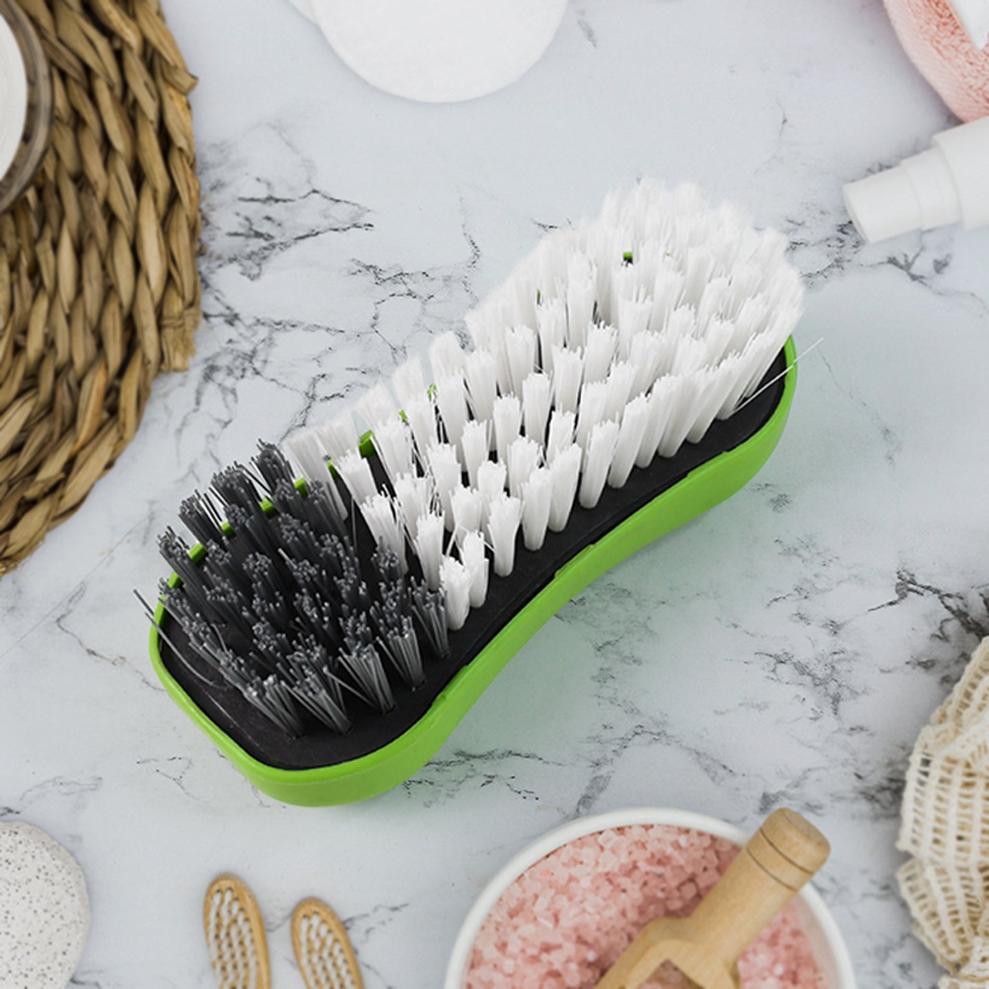 Multi-Purpose Cloth Washing Brush with Handle