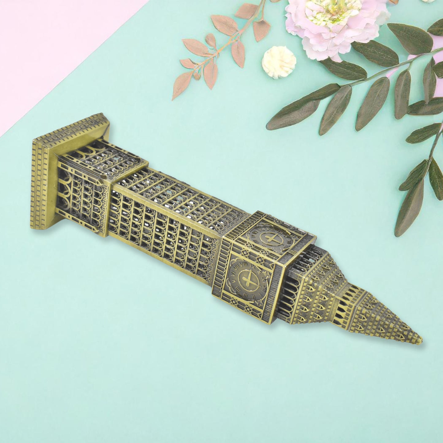 Big Ben London Clock Tower Miniature Metal Statue
